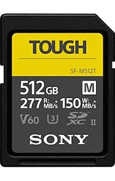 Sony Sf-m512t Dayanıklı 512 Gb Sdxc Hafıza Kartı Uhs-ıı, V60, Sınıf 10, 277 Mb/s'ye Kadar Okuma, 150 Mb/s'ye Kadar Yazma - Son Derece Sağlam, Ip68, Darbeye Ve Suya Dayanıklı Sony Sf-m512t Dayanıklı 512 Gb Sdxc Hafıza Kartı Uhs-ıı, V60, Sınıf 10, 277 Mb/s'ye Kadar Okuma, 150 Mb/s'ye Kadar Yazma - Son Derece Sağlam, Ip68, Darbeye Ve Suya Dayanıklı