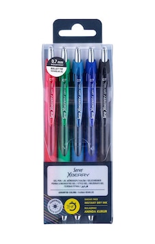 Serve Xberry Jel Kalem 0.7Mm Yuvarlak Uç 5Li Sv-Xbrgely0.7B5Krpa Serve Xberry Jel Kalem 0.7Mm Yuvarlak Uç 5Li Sv-Xbrgely0.7B5Krpa