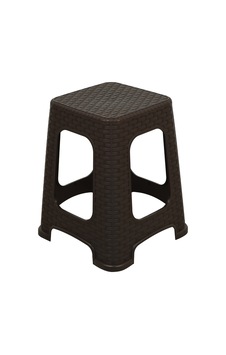 Mandella Sağlam Plastik Karizma Rattan Tabure Kahverengi Diğer Mandella Sağlam Plastik Karizma Rattan Tabure Kahverengi Diğer