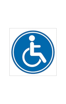 Oto Sticker Engelli Arma Logo Sticker 1 Adet Dışarıdan Yapışır Oto Sticker Engelli Arma Logo Sticker 1 Adet Dışarıdan Yapışır