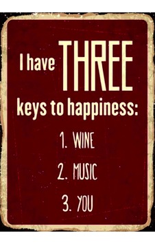 Keys To Happiness Yazılı Ahşap Mdf Tablo Duvar Dekoru Eskitme Dekoratif Tablo