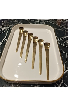 Yamaç Home Gold 6'lı Çay Kaşık Seti