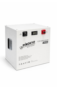 Megacell / Pinokyo 12.8 V 630 Ah Lityum Demir Fosfat Akü Lifep04 -prizmatik Hücreli