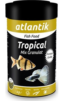 Atlantik Tropical Mix Granulat 250 Ml Balık Yemi Atlantik Tropical Mix Granulat 250 Ml Balık Yemi