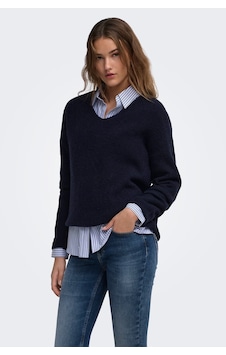 Only Onlcamilla Regular Fit V Yaka Kazak Kadın Kazak 15204588 Koyu Lacıvert Koyu Lacivert Only Onlcamilla Regular Fit V Yaka Kazak Kadın Kazak 15204588 Koyu Lacıvert Koyu Lacivert