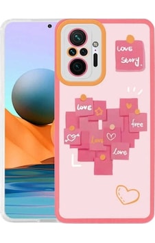 Xiaomi Redmi Note 10 Pro Kılıf Zore M-fit Desenli Kapak Love Story No2