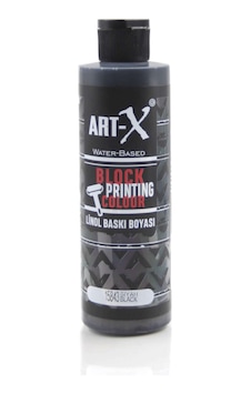 Rich Art-x Su Bazlı Linol Baskı Boyası 240 Ml. Siyah Rich Art-x Su Bazlı Linol Baskı Boyası 240 Ml. Siyah