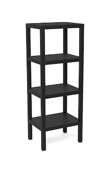 4 Raflı - Siyah Modüler Ünite Plastik 38x29x100 Cm 5250 Diğer 4 Raflı - Siyah Modüler Ünite Plastik 38x29x100 Cm 5250 Diğer
