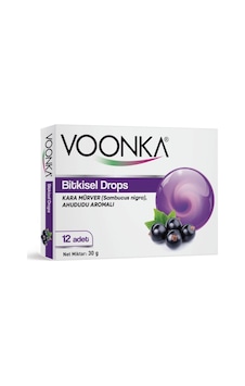 Voonka Pastil Kara Mürver Bitkisel Drops 12 Li Voonka Pastil Kara Mürver Bitkisel Drops 12 Li