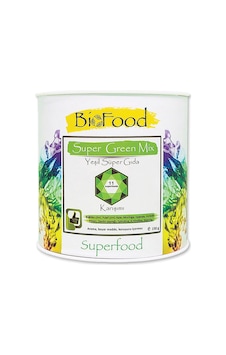 BioFood Super Green Mix Glutensiz Yeşil Sebze Karışımı İçecek Tozu 150 G