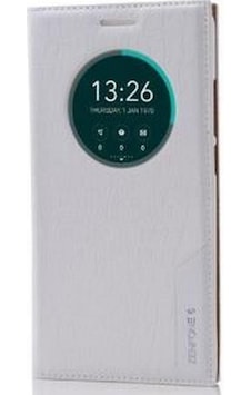 Zenfone 6 İle Uyumlu Rock Serisi Kapaklı Kılıf Beyaz Zenfone 6 İle Uyumlu Rock Serisi Kapaklı Kılıf Beyaz