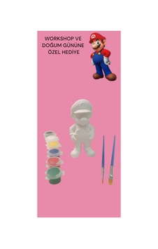 3d Süper Mario Figür Boyama Seti - Kendin Boya Hobi Ve Etkinlik Seti - Akrilik Boya + 2 Fırça 3d Süper Mario Figür Boyama Seti - Kendin Boya Hobi Ve Etkinlik Seti - Akrilik Boya + 2 Fırça