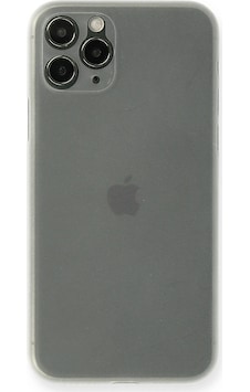 Cosmotex Newface İphone 11 Pro Max Kılıf Pp Ultra İnce Kapak - Beyaz