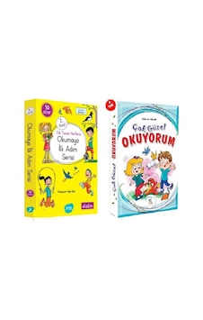 Yuva 1.sınıf Dik Temel Harflerle Okumaya İlk Adım + Çok Güzel Okuyorum Hikaye Seti 20 Kitap