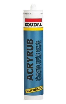 Soudal Acryrub İze Mastik 310 Ml Antrasit Çr Soudal Acryrub İze Mastik 310 Ml Antrasit Çr