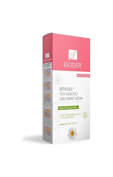Bioder Papatya Özlü Kuru Ciltler için Bitkisel Tüy Azaltıcı Sirli Bant Ağda 12'li Bioder Papatya Özlü Kuru Ciltler için Bitkisel Tüy Azaltıcı Sirli Bant Ağda 12'li