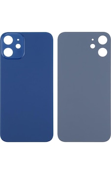 Apple Uyumlu iPhone 12 Mini Logolu Arka Pil Batarya Kapağı - Lens Hariç Mavi Apple Uyumlu iPhone 12 Mini Logolu Arka Pil Batarya Kapağı - Lens Hariç Mavi
