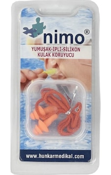 Nımo Kulak Tıkacı Silikon İpli Çam Tıpı