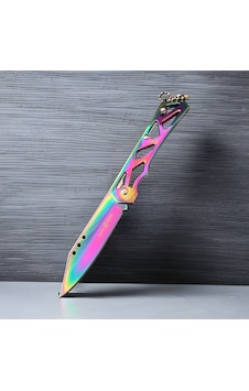 Kamp Outdoor Rainbow Çelik Çakı 16 Cm Çok Renkli Kamp Outdoor Rainbow Çelik Çakı 16 Cm Çok Renkli