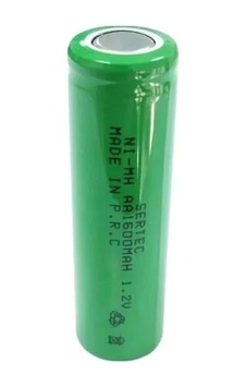 Sertec - 1. 2v 1600 Mah - Aa - Ni-mh Şarjlı Pil - Başsız / Flat Head Sertec - 1. 2v 1600 Mah - Aa - Ni-mh Şarjlı Pil - Başsız / Flat Head