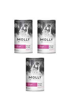 Molly Dana Etli Jöleli Köpek Konservesi 400 G X 3 Adet