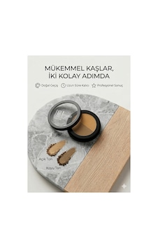 Brow Duo Compact Shadow - Toz Kaş Farı No: 11 Kahverengi Brow Duo Compact Shadow - Toz Kaş Farı No: 11 Kahverengi