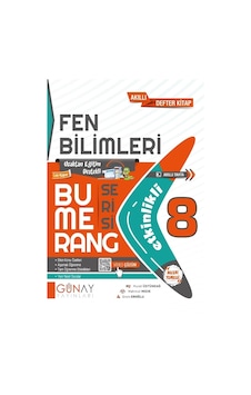 Günay Yayınları 8.sınıf Bumerang Fen Bilimleri Etkinlikli Akıllı Kitap Günay Yayınları 8.sınıf Bumerang Fen Bilimleri Etkinlikli Akıllı Kitap