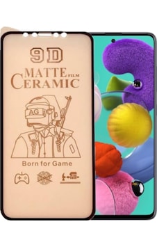 Samsung Uyumlu Galaxy A51 Ekran Koruyucu 9D Mat Seramik Nano Tam Kaplaya