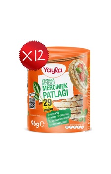 Yayla Ispanak Ve Bezelyeli Mercimek Patlağı 96 G X12 Yayla Ispanak Ve Bezelyeli Mercimek Patlağı 96 G X12