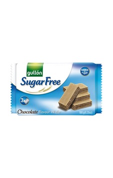 4 Adet Gullon Şekersiz Kakao Kremalı Gofret 180 G