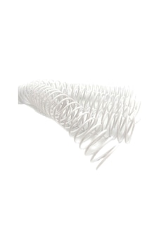 Plastik Helezon Spiral 16mm. 4:1 Beyaz 100 Ad. 48 Lop Poşetli Plastik Helezon Spiral 16mm. 4:1 Beyaz 100 Ad. 48 Lop Poşetli