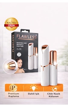 Flawless Yüz Tüy Alma Cihazı Dahili Işıklı, Acısız, Cilde Nazik, Premium Kaplama Flawless Yüz Tüy Alma Cihazı Dahili Işıklı, Acısız, Cilde Nazik, Premium Kaplama