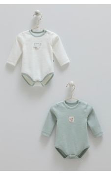 Caramell Hello Forest İkili Uzun Kol Çıtçıtlı Body Yeşil Caramell Hello Forest İkili Uzun Kol Çıtçıtlı Body Yeşil