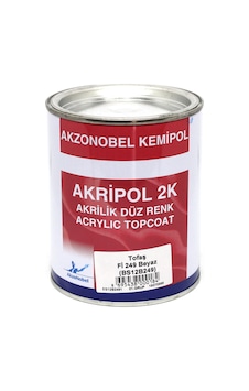 Akzonobel Akripol 2k Düz Renk-beyaz- Fı249- 1 Lt. Akzonobel Akripol 2k Düz Renk-beyaz- Fı249- 1 Lt.