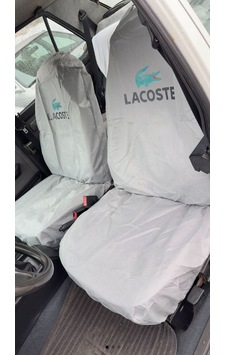 Lacoste Üniversal Gri Ön 2 Li Tela Servis Kılıfı 2'li Set Lacoste Üniversal Gri Ön 2 Li Tela Servis Kılıfı 2'li Set