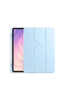 Aksesuarcim S11 Sm-x730 X736b İle Uyumlu Kılıf Silikon Yumuşak Kalem Bölmeli Esnek 4 Farklı Stand Olabilen Tablet Kılıfı Mavi Sku: Zeusb0gk1nv9pc Arka Kapak