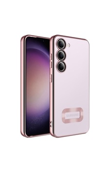 Galaxy S23 Plus Kılıf Kamera Korumalı Logo Gösteren Zore Omega Kapak Rose Gold Galaxy S23 Plus Kılıf Kamera Korumalı Logo Gösteren Zore Omega Kapak Rose Gold