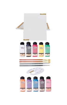 Artdeco Akrilik Boya 140 Ml Başlangıç Seti + 35x50 Tuval Artdeco Akrilik Boya 140 Ml Başlangıç Seti + 35x50 Tuval