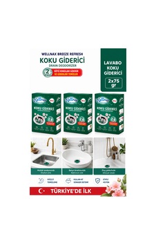 3 Adet Lavabo Koku Giderici Anında Etkili 2x75 G