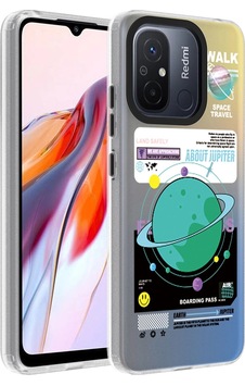 Xiaomi Redmi 12c Kılıf Desenli Zore Dragon Sert Kapak Gezegen Xiaomi Redmi 12c Kılıf Desenli Zore Dragon Sert Kapak Gezegen