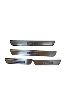 Peugeot 207 Uyumlu Işıklı Kapı Eşiği Parça