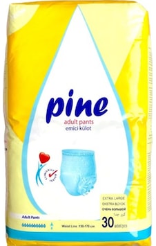 Pine 30'Lu Külotlu Hasta Altbezi XL Pine 30'Lu Külotlu Hasta Altbezi XL