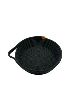 5 Adet Luna Cucina Jüt Yuvarlak Organizer Siyah 24 Cm