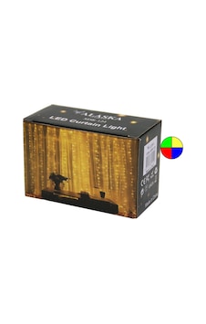 Rgb 3x3mt Usb - Kumandalı Tel Perde Led - Dekor Lamba 5131 Düz
