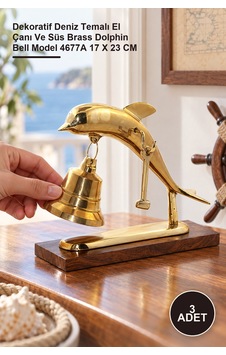 3 Adet Pirinç Yunus Balığı Çan Dekoratif Deniz Temalı El Çanı Ve Süs Brass Dolphin Bell Model 4677a 17 X 23 Cm 3 Adet Pirinç Yunus Balığı Çan Dekoratif Deniz Temalı El Çanı Ve Süs Brass Dolphin Bell Model 4677a 17 X 23 Cm