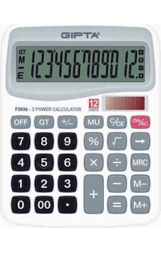 Gıpta F3036 Masaüstü 12 Hane Hesap Makinesi Gıpta F3036 Masaüstü 12 Hane Hesap Makinesi