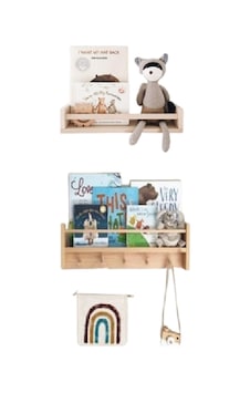 Doğal Ahşap Montessori Çocuk Bebek Odası Askılık Duvar Rafı Yan Açık Ve Tekli Raf Doğal Doğal Ahşap Montessori Çocuk Bebek Odası Askılık Duvar Rafı Yan Açık Ve Tekli Raf Doğal
