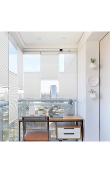 Kidmex Beyaz Plise Katlanır Cam Balkon Perdesi - Ofis Perdesi - Ev Perdesi - Salon Perdesi - Plise Perde Kidmex Beyaz Plise Katlanır Cam Balkon Perdesi - Ofis Perdesi - Ev Perdesi - Salon Perdesi - Plise Perde