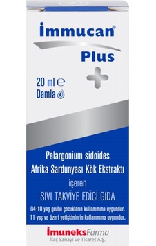 Immucan Plus Afrika Sardunyası Damla 20 Ml