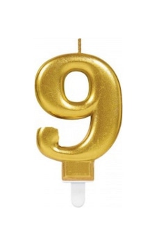 9 - 739 - Rakam Mum - Csmo-tex - Gold Renk Diğer